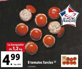 Lidl 8 tomates farcies offre