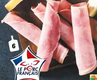 Lidl Jambon cuit supérieur avec couenne offre