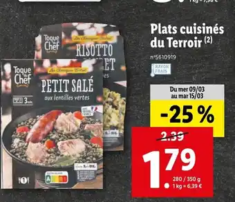 Plats Cuisinés