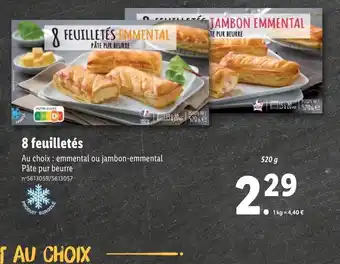 8 Feuilletés