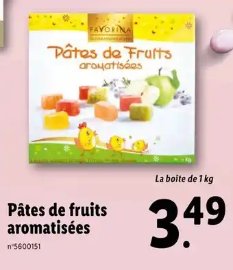 Lidl Pâtes de Fruits offre