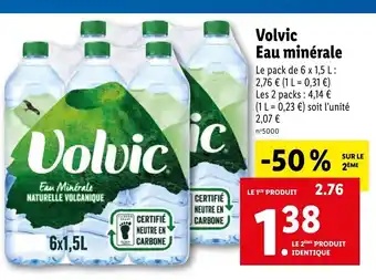 Lidl Volvic Eau Minérale offre