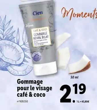 Lidl Gommage Pour Le Visage offre