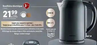 Lidl Bouilloire électrique offre