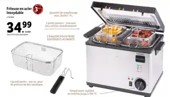 Lidl Friteuse En Acier offre