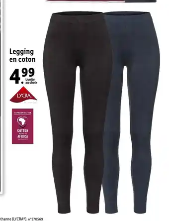 Lidl Legging En Coton offre