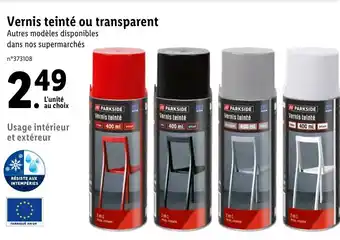 Lidl Vernis Teinté Ou Transparent offre
