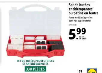 Lidl Set de Butées offre