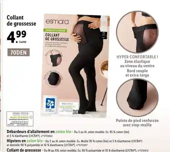 Promo Collant de Grossesse chez Lidl