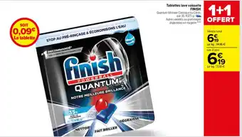 Carrefour Tablettes lave vaisselle Finish offre