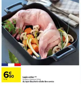 Carrefour Lapin entier offre
