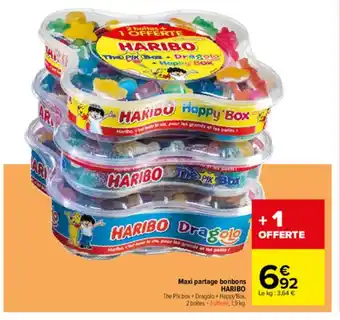 Carrefour Maxi Partage Bonbons Haribo offre
