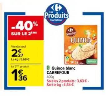 Carrefour Quinoa Blanc Carrefour offre