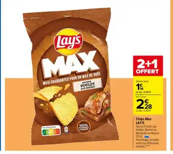 Carrefour Chips Max Lay's offre
