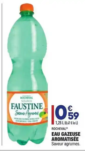 ALDI Eau Gazeuse Aromatisée Rocheval offre