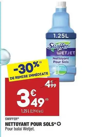 ALDI Nettoyant Pour Sols Swiffer offre