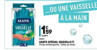 ALDI Gants Spécial Vaisselle Mapa offre