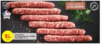 Intermarché Contact Chipolatas Ou Chipolatas Aux Herbes Jean Rozé offre