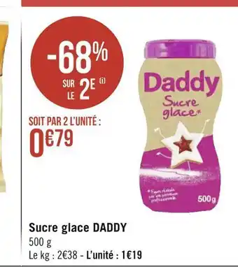 Géant Casino Daddy sucre glace offre