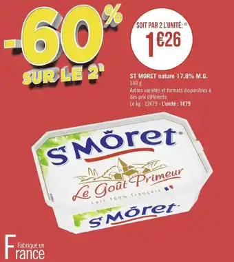 St moret st moret nature 17,8% m.g.