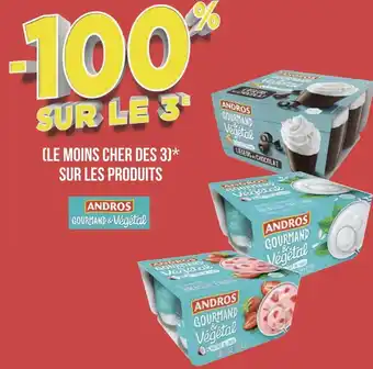 Géant Casino Andros bon plan sur les produits de la marque andros offre