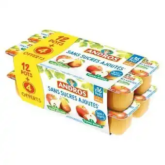 Auchan DESSERT FRUITIER SANS SUCRES AJOUTÉS offre