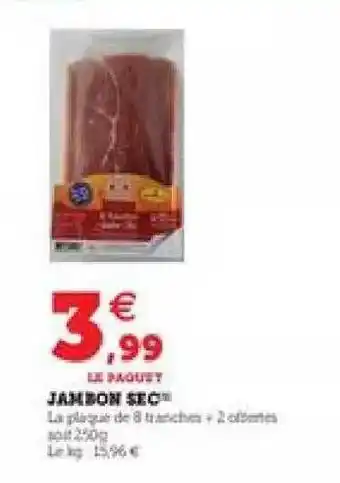 U Express Jambon Sec offre