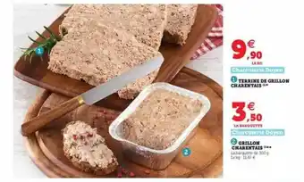 U Express Terrine De Grillon Charentais Grillon Charentais offre
