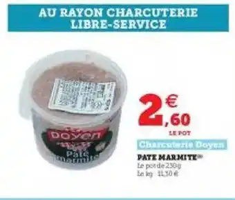 U Express Pâté Marmite offre
