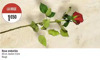 Géant Casino Rose emballée offre