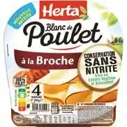 Auchan BLANC DE POULET À LA BROCHE offre