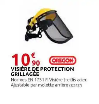 Rural Master Visière De Protection Grillagée Oregon offre
