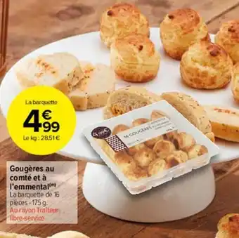 Carrefour Market Gougères au comté et à l'emmental offre