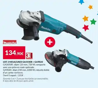 Les Briconautes Lot 2 meuleuses offre