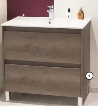Meuble salle de bain dahlia avec miroir