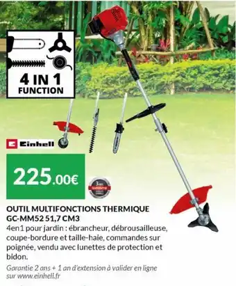 Outil multifonctions thermique