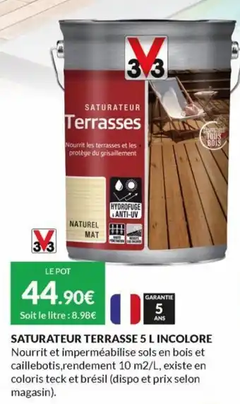 Saturateur terrasse 5 L incolore
