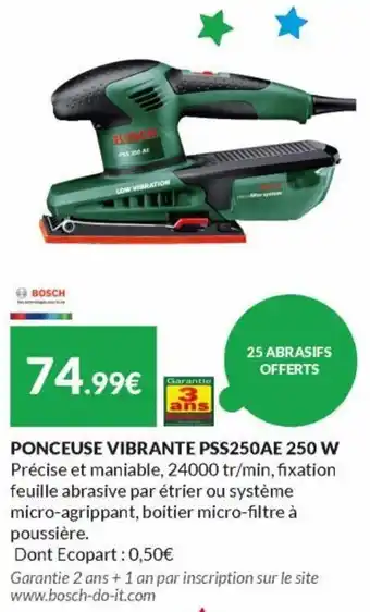 Ponceuse vibrante PSS250AE 250 W