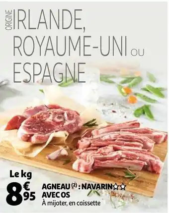 Auchan Agneau : navarin avec os offre