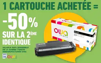 Owa sur l’ensemble de la gamme toners remanufacturés owa