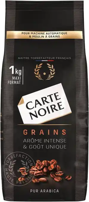 Match Carte noire café en grains offre