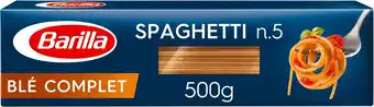 Match Barilla pâtes au blé complet offre