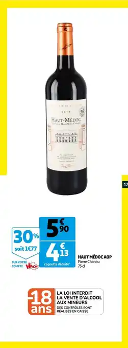 Auchan Haut médoc AOP offre