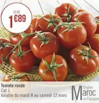 Casino Supermarchés Tomate ronde offre