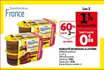 Feuilleté de Mousse La Laitière