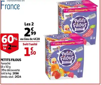 Auchan Petits Filous offre