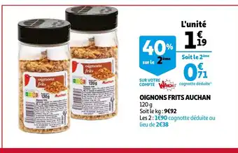 Oignons Frits Auchan