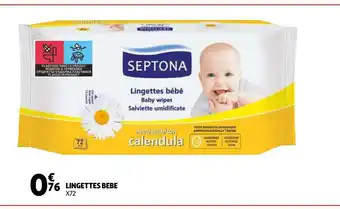 Auchan Lingettes Bebe offre