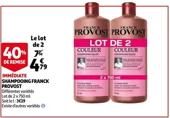 Auchan Shampooing Franck offre