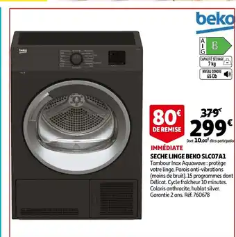 Seche Linge Beko SLC07A1